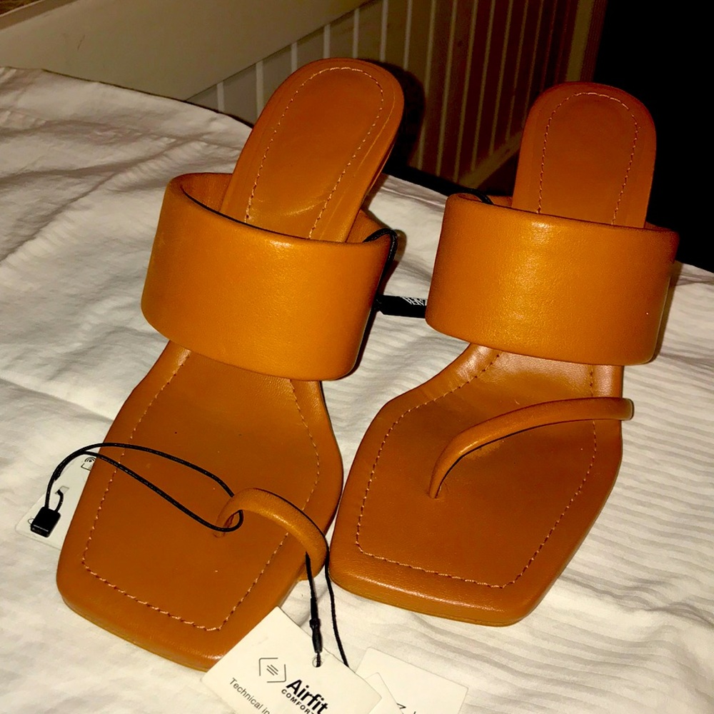 Zara Leather High Heels